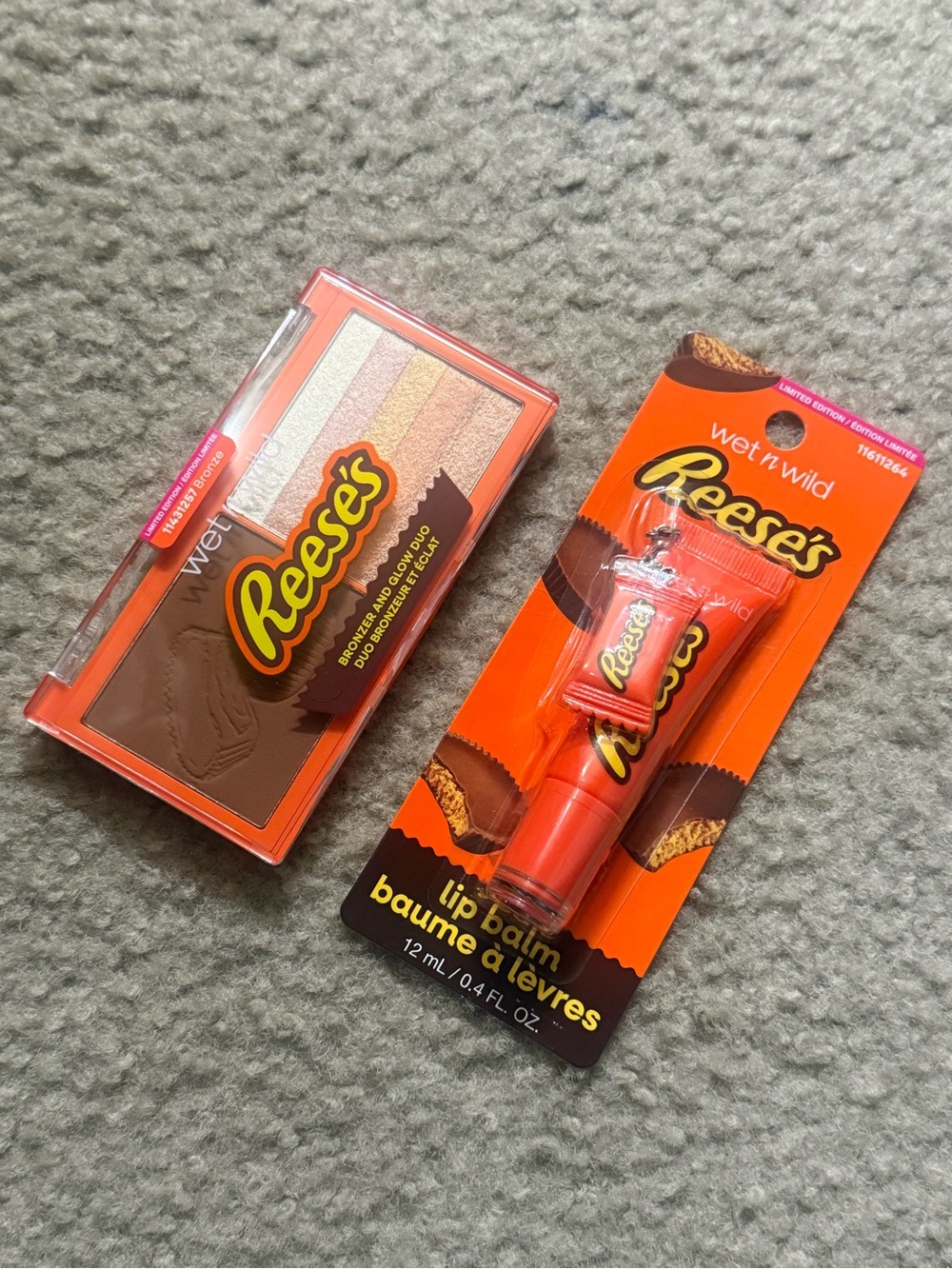 Wet N Wild Reeses Bronzer and Glow Duo & Lip Balm